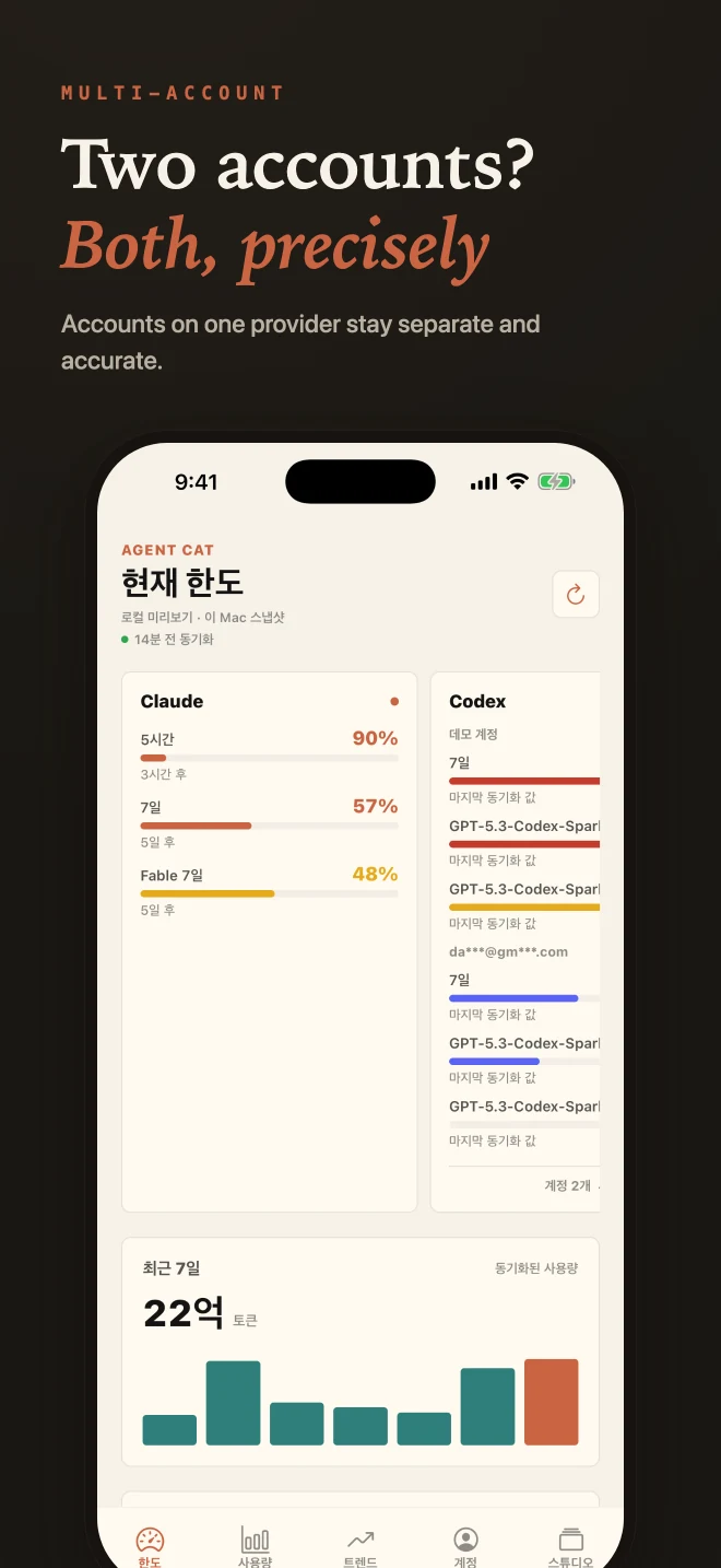 多个 AI 账号的额度